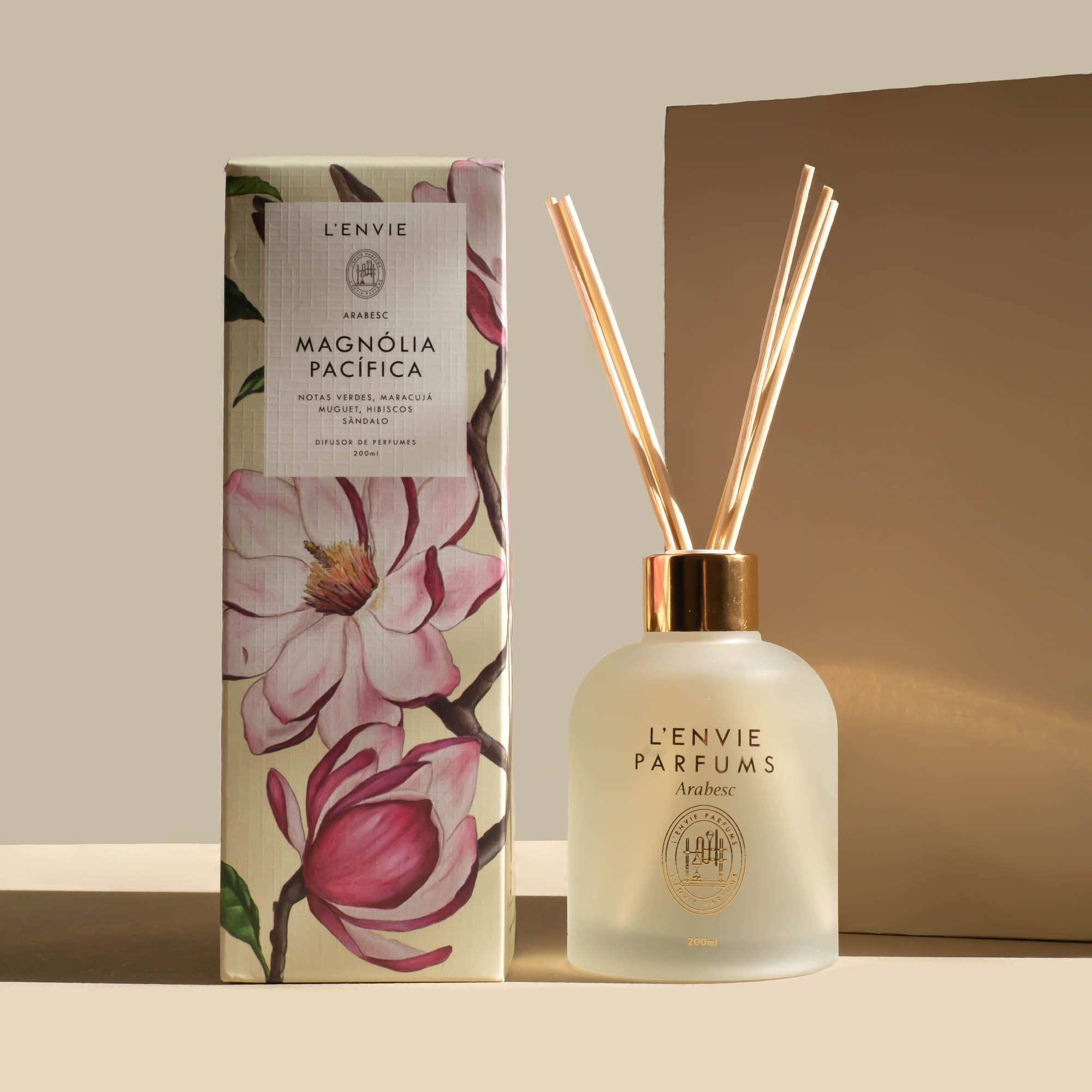 AROMA DECOR SYDENY 2個セット(ROSES/MAGNOLIA) Magnolia Sensual - Perfume Coleção Feminina - Aguas de Victorio
